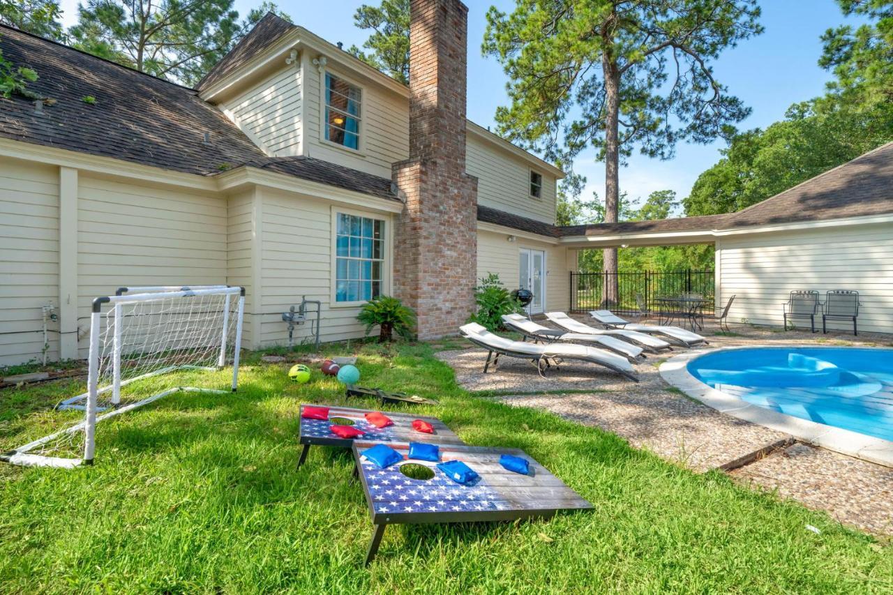Vila Pool Oasis Games Wifi Bbq Yard Sleep 16 Houston Exteriér fotografie
